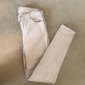 J Brand Maria high rise in khaki/nude